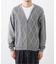 MYS MYS/ミースミース COMBAT ZIP KNIT C/D　ニットカーディガン