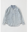 MYS MYS/ミースミース　DENIM OPEN COLLAR RELAX SHIRT