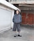 NOMANUAL/ノーマニュアルMOLTING BERMUDA SWEATPANTS