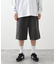 NOMANUAL/ノーマニュアルMOLTING BERMUDA SWEATPANTS