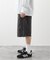 NOMANUAL/ノーマニュアルMOLTING BERMUDA SWEATPANTS