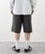 NOMANUAL/ノーマニュアルMOLTING BERMUDA SWEATPANTS