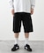 NOMANUAL/ノーマニュアルMOLTING BERMUDA SWEATPANTS