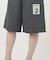 irojikake/イロジカケ Double stitch short pants