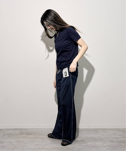 23AW irojikake イロジカケ CHECKED PT ツイード パンツ IJ Cashmere Knit Short Pants（GRAY） - irojikake - online store