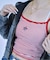 【GUESS/ゲス】GJ EMB STARストライプタンクトップ