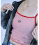 【GUESS/ゲス】GJ EMB STARストライプタンクトップ