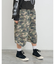 追加カモフラ柄ハーフカーゴパンツ