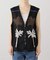 【NOMARHYTHM TEXTILE】Palm Tree Hand Embroidery Vest