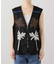【NOMARHYTHM TEXTILE】Palm Tree Hand Embroidery Vest
