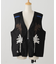 【NOMARHYTHM TEXTILE】Palm Tree Hand Embroidery Vest