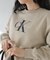 Calvin Klein /カルバン クライン MONOLOGO FRENCH TERRY RLXD CREW