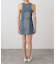 ONE TEASPOON/ WORN BLUE DENIM MINI DRESS