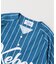 KEBOZ/ケボズ MESH STRIPE BASEBALL JERSEY
