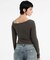 GUESS/ゲス GO OFF SHOULDER LS TEE