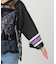 ANNA SUI NYC バタフライプリントゲームシャツ