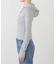 GUESS/ゲスGJ LS HOODED EMBRO TOP