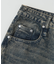 NOMANUAL/ノーマニュアルWAVE CURVED DENIM PANTS