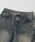 NOMANUAL/ノーマニュアルWAVE CURVED DENIM PANTS