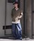 JIEDA / ジエダ DAMAGE PATCH ZIP HOODIE