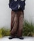 NOMANUAL/ノーマニュアル WAVE CURVED CORDUROY PANTS