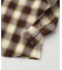 Name./ネーム COTTON FLANNEL OMBRE REGULAR SHIRT