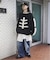 MacMahon Knitting Mills / マクマホンニッティングミルズ Crew Neck Knit-3D Bone
