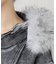 ウォッシュ加工 ファー ジップパーカー / Washed Faux Fur Zip Hoodie