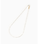 JIEDA / ジエダ THIN 925 SILVER NECKLACE