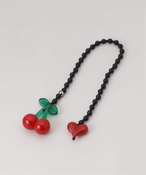 String Ting / ストリング ティング Cherry Drop Obsidian Charm