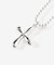 THE OBJECT / ザ オブジェクト Cross Ball Chain Necklace
