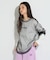 ANNA SUI NYC メッシュレイヤードロングTシャツ