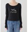 GUESS Originals/ゲス オリジナルス GO LS BOAT NECK RIB TOP