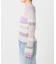 シアーボーダーニットプルオーバー / Sheer Border Knit