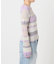 シアーボーダーニットプルオーバー / Sheer Border Knit