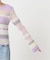 シアーボーダーニットプルオーバー / Sheer Border Knit