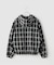 ドビーチェック ビックシルエット フーディー / Dobby BigCheck Hooded
