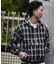ドビーチェック ビックシルエット フーディー / Dobby BigCheck Hooded