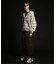 ドビーチェック ビックシルエット フーディー / Dobby BigCheck Hooded