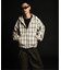 ドビーチェック ビックシルエット フーディー / Dobby BigCheck Hooded