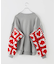DISCOVERED / ディスカバード PLAYCARD CROCHET SLEEVE SWEAT