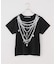 ANNA SUI NYC / アナスイエヌワイシー フェイクアクセサリープリントTシャツ