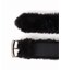 NOCTO ARCHIVE/ノクト アーカイブ  Faux Fur Belt