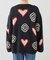 MacMahon Knitting Mills / マクマホンニッティングミルズ Hearts & Swirls Cardigan