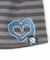 SAGE / セイジ 別注 Heart Striped beanie