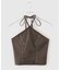 Knuth Marf / クヌースマーフ suede bustier top
