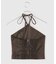 Knuth Marf / クヌースマーフ suede bustier top