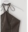 Knuth Marf / クヌースマーフ suede bustier top