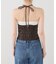 Knuth Marf / クヌースマーフ suede bustier top