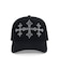 SupBaby by SUPPLIER Shiny Cross Rhinestone Mesh Cap
